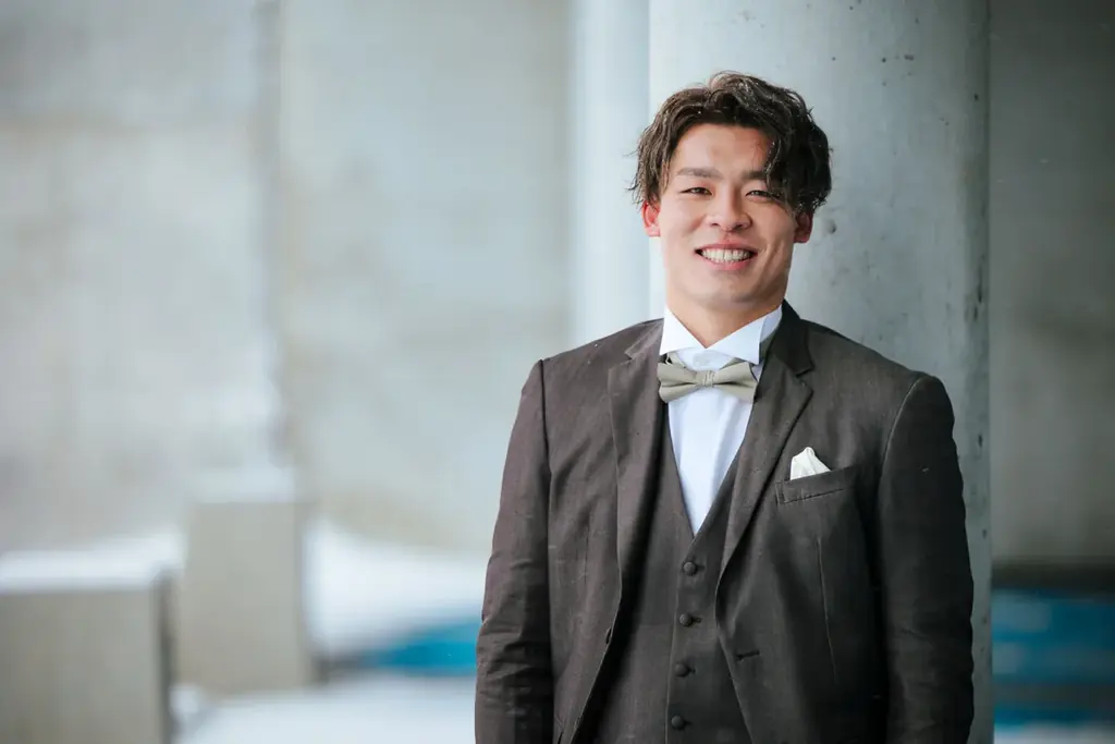 北海道コンサドーレ札幌・家泉怜依選手ご夫妻が、フォトウエディングでドレスショップ ディスティーナをご利用いただきました 画像 3