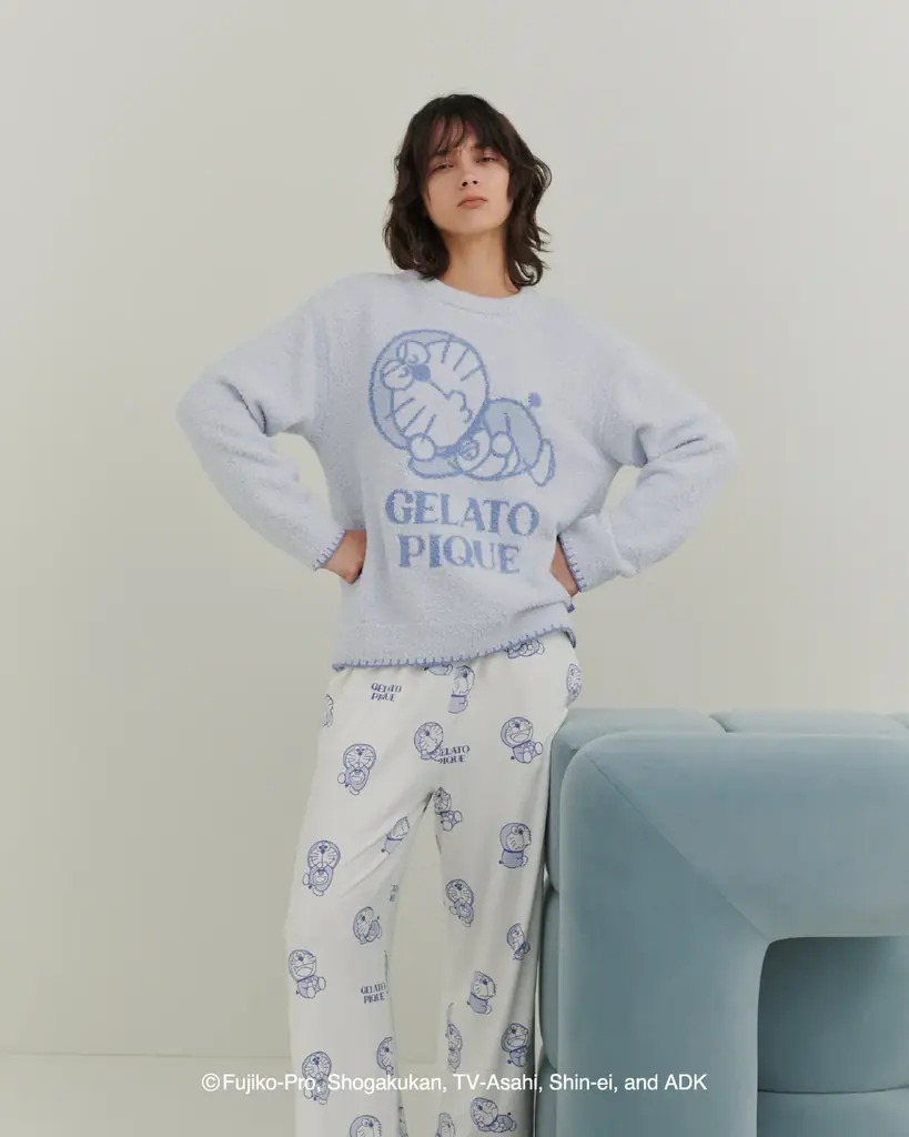 【ドラえもん meets GELATO PIQUE】喜怒哀楽あふれるドラえもんとドラミの表情をオリジナルアートで描く、身に纏うだけで思わず笑顔になるようなコレクションをお届け【1月16日発売】 画像 3