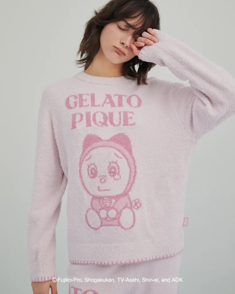 【ドラえもん meets GELATO PIQUE】喜怒哀楽あふれるドラえもんとドラミの表情をオリジナルアートで描く、身に纏うだけで思わず笑顔になるようなコレクションをお届け【1月16日発売】 画像 4