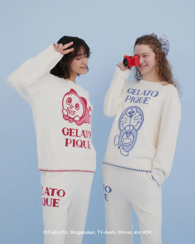 【ドラえもん meets GELATO PIQUE】喜怒哀楽あふれるドラえもんとドラミの表情をオリジナルアートで描く、身に纏うだけで思わず笑顔になるようなコレクションをお届け【1月16日発売】 画像 6