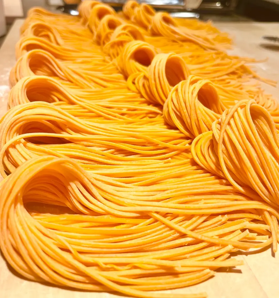 「劇場型パスタ専門店イベント」ワインファーストペアリングの手打ちパスタコース、和菓子と手打ちパスタ、金継ぎと手打ちパスタ 画像 1