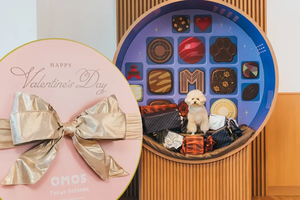 【OMO5東京五反田】愛犬とスイーツやフォトスポットでの撮影を楽しむ「バレンタインドッグラウンジ」初登場 画像 3