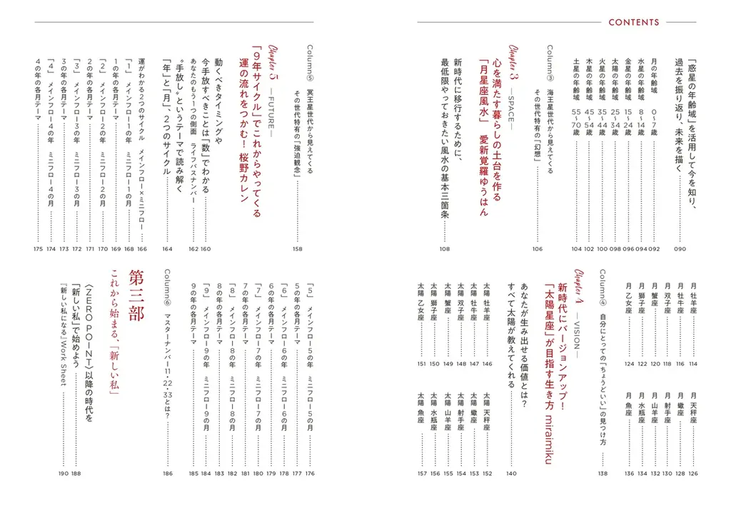 【新時代の解説書】人気の占い師4名による、これまでに類例のない共著『ZERO POINT 占星術×風水×数秘術で描く 新しい私の始め方』1/21新刊発売！ 画像 6