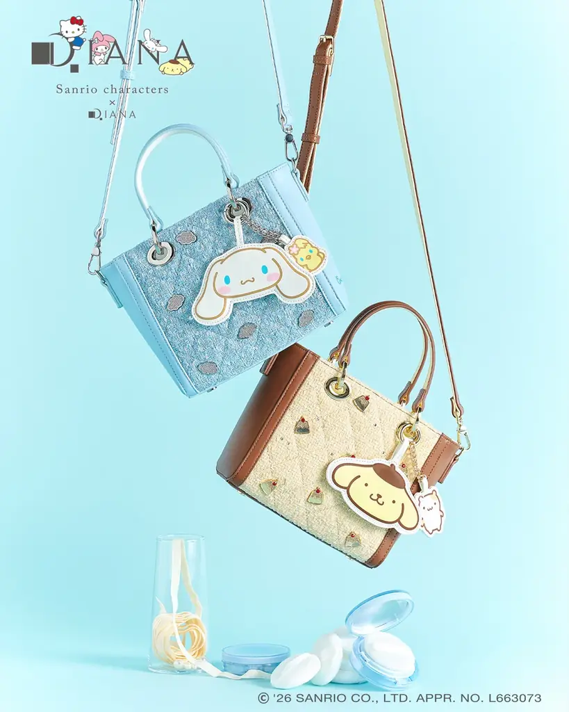 「Sanrio characters × DIANA」サンリオの大人気キャラクターとダイアナ株式会社の初のコラボレーションアイテムが登場！2月2日(月)より販売開始 画像 4