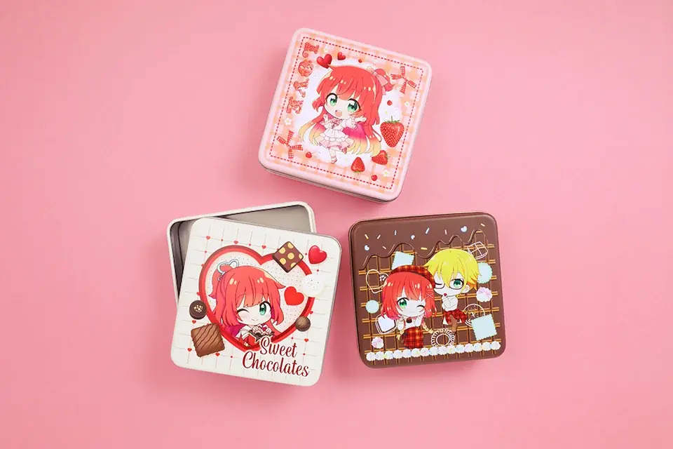 期間限定発売、「アクリルグッズの達人」が地元愛知の側島製罐社とコラボして誕生した「オリジナル スクエア缶」をリリース 画像 2