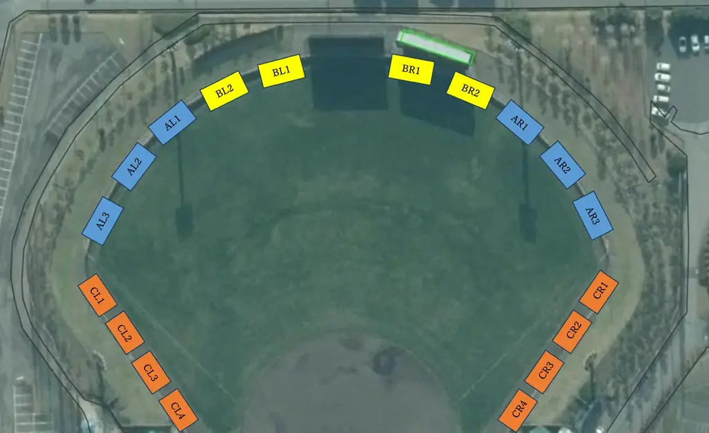 【千葉】ADEKA袖ケ浦球場（袖ケ浦市総合運動場野球場）ラバーフェンスの有料広告を募集します 画像 2