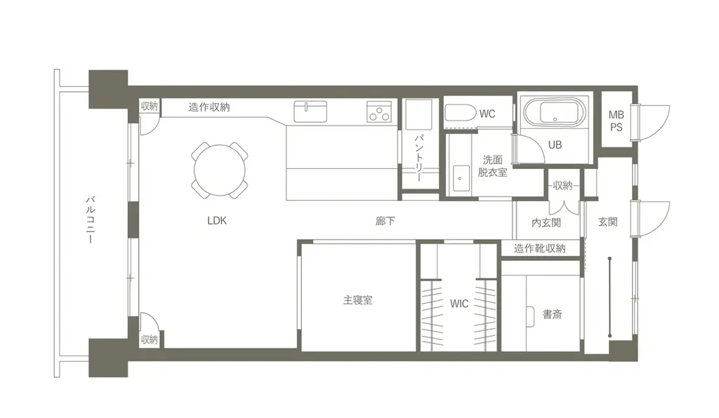 ズボラなまま、心地いい。扉をなくした開放的な間取りと、仕事に集中できる「離れ書斎」のあるマンションリノベ完成見学会を愛知県豊田市で開催決定 画像 3
