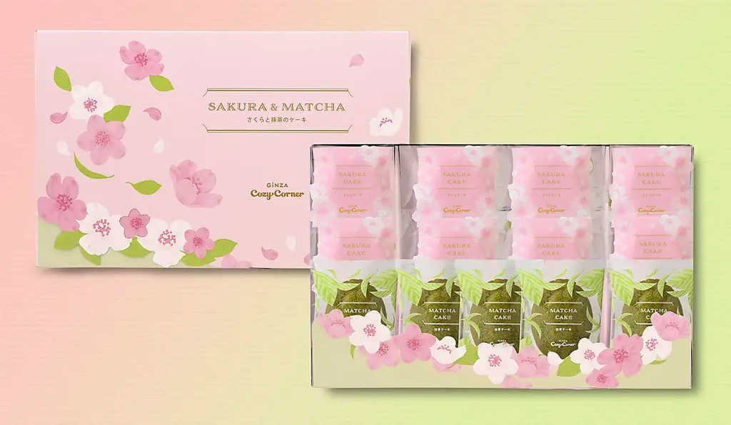 【銀座コージーコーナー】春限定の焼菓子アソート「春のマドレーヌ」と「さくらと抹茶のケーキ」が登場！ 画像 6