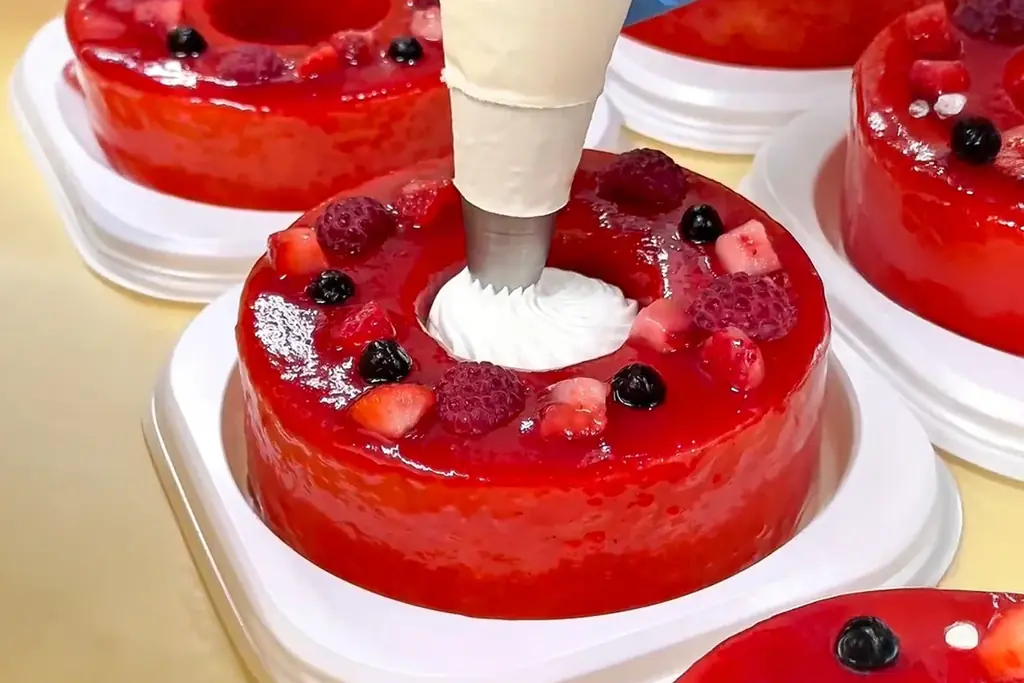 【いちごの日に新登場】ストロベリー・ラズベリー・ブルーベリーで“3倍”の幸せ！3種の欲張りベリーバウムが誕生 画像 13