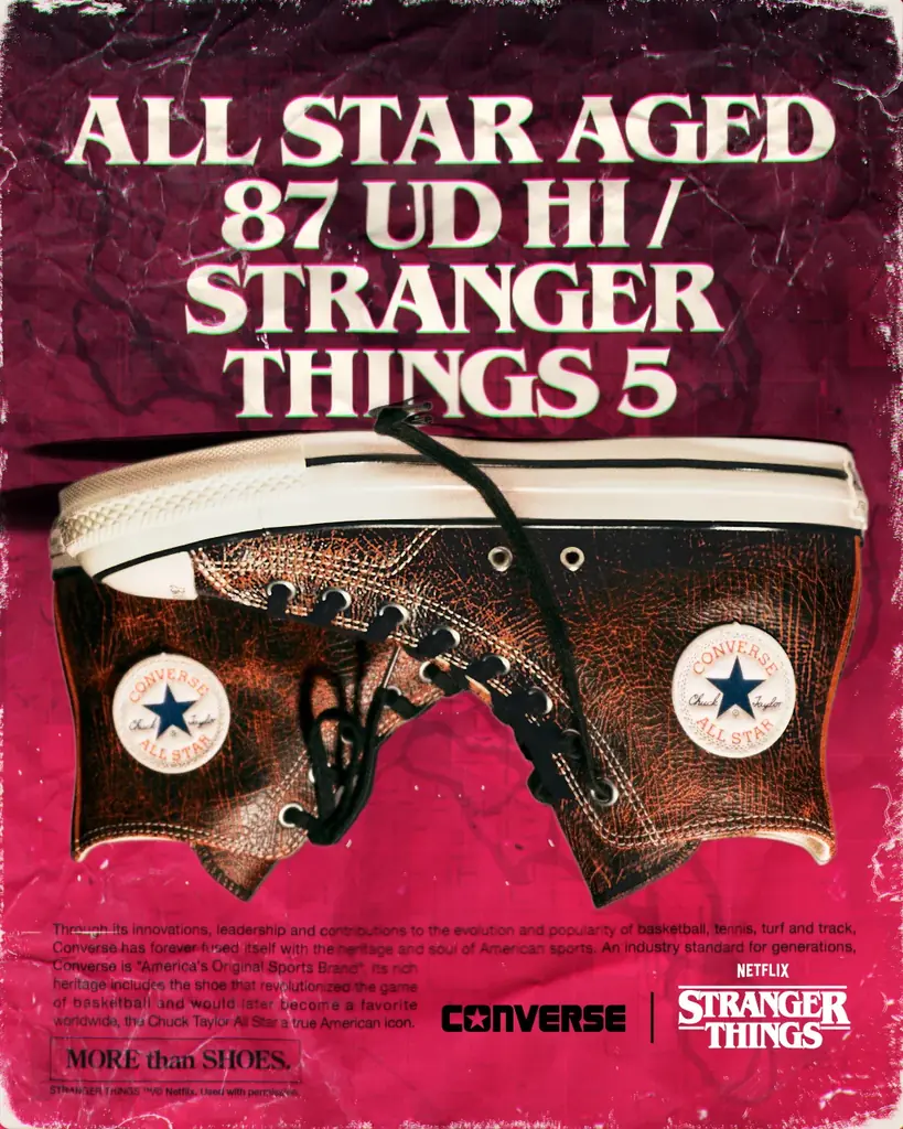 CONVERSE×ストレンジャー・シングス、最終章配信記念のコラボレーション第2弾を発表 画像 4
