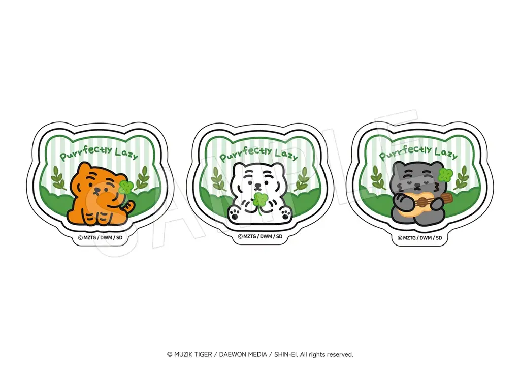 『MUZIK TIGER』×「マリオンクレープ」コラボが決定！自由気ままに生きるトラのトフィーと、その仲間たちの「アクリルステッカー」などの限定オリジナルグッズが登場！ 画像 6