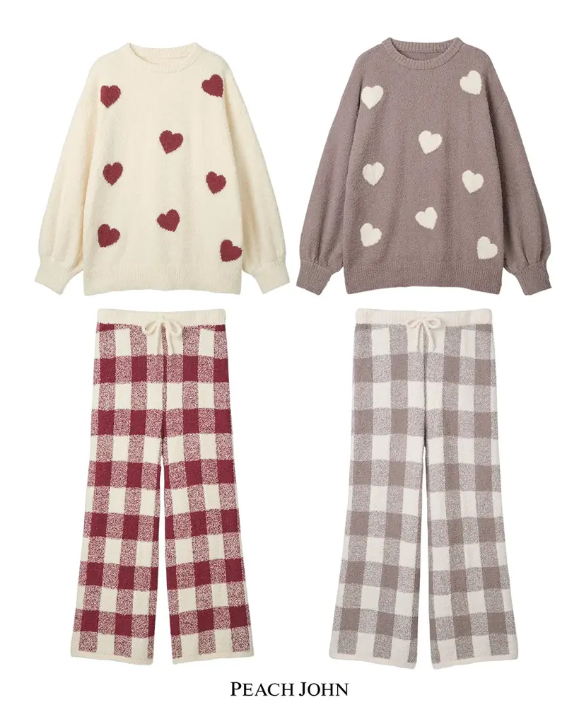 《PEACH JOHN》毎年大好評のバレンタインコレクションが今年も登場！ハートモチーフのランジェリーやルームウェアに注目 画像 17