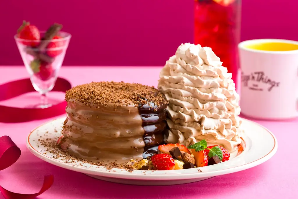 バレンタイン限定パンケーキ