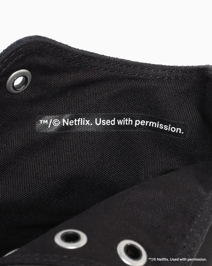 CONVERSE × Netflix 初コラボスニーカーが登場。Netflixロゴとスマイルラベルを採用した特別仕様のALL STAR 画像 7