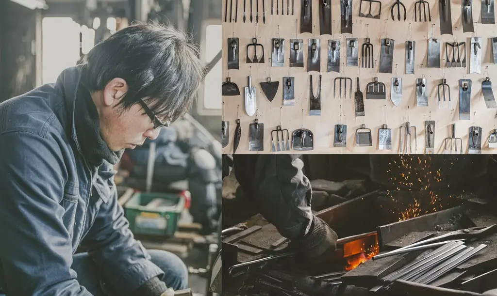 テレビアニメ『天穂のサクナヒメ』×村の鍛冶屋　創業150余年、三条の鍛冶屋が作る本格派の鍬、燕三条製の鎌や、おいしいお米が炊ける羽釜など世界観にぴったりなコラボ商品を本日から受注受付開始！ 画像 3