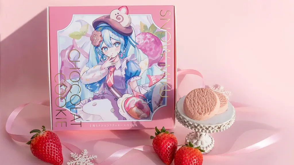 雪ミクが贈る冬の新作スイーツは、ミルキーないちご味！　2月4日（水）より数量限定で販売！ 画像 4