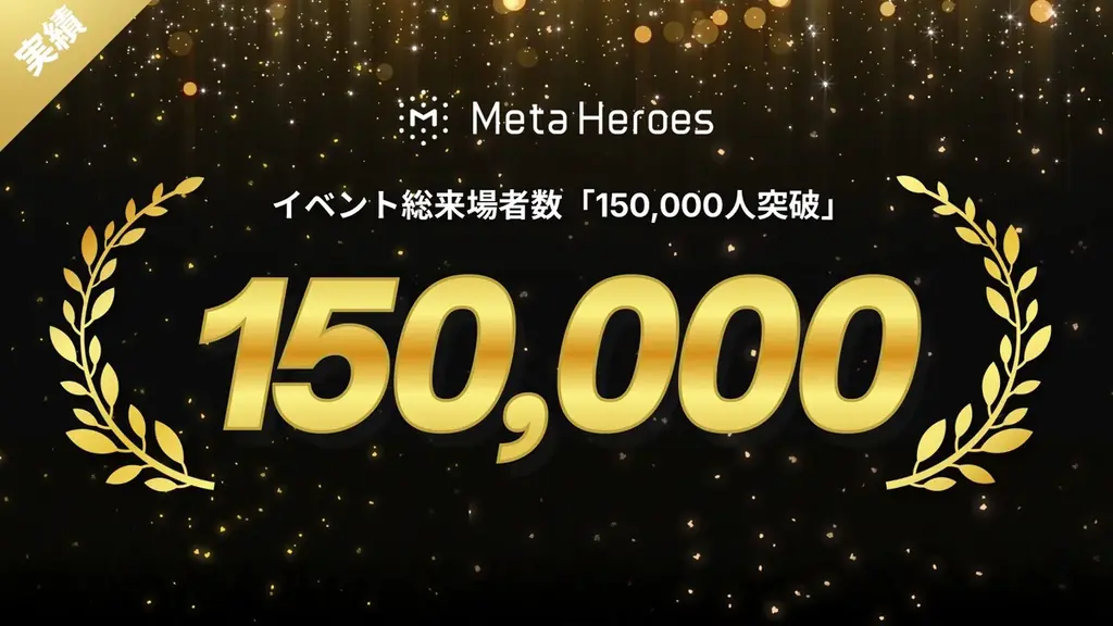 株式会社Meta Heroes、累計イベント開催数300件・総来場者数15万人を達成。 画像 1