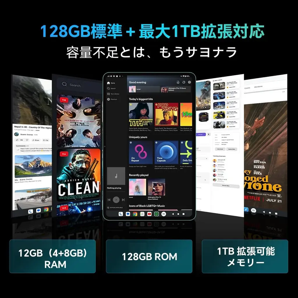 【18900円ゲット】ODEA人気『A12 タブレットセット』を期間限定の低価格でお得に購入可能！ Amazonセール開催(1/14から1/17まで) 画像 4