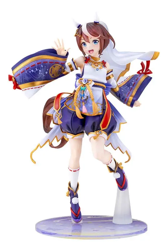『ウマ娘 プリティーダービー』より、「トウカイテイオー」が和装姿のフィギュアで登場。あみあみにて予約受付中。 画像 1