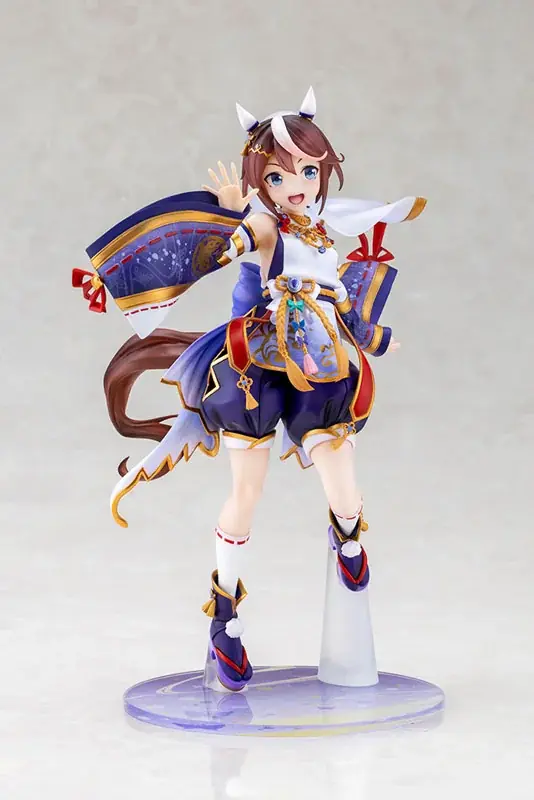 『ウマ娘 プリティーダービー』より、「トウカイテイオー」が和装姿のフィギュアで登場。あみあみにて予約受付中。 画像 8