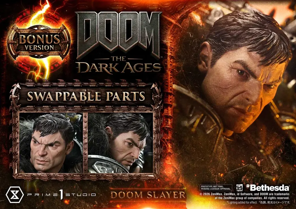 FPS『DOOM: The Dark Ages』より、「ドゥームスレイヤー」「インプ ストーカー」を1/4スケールで立体化 画像 12