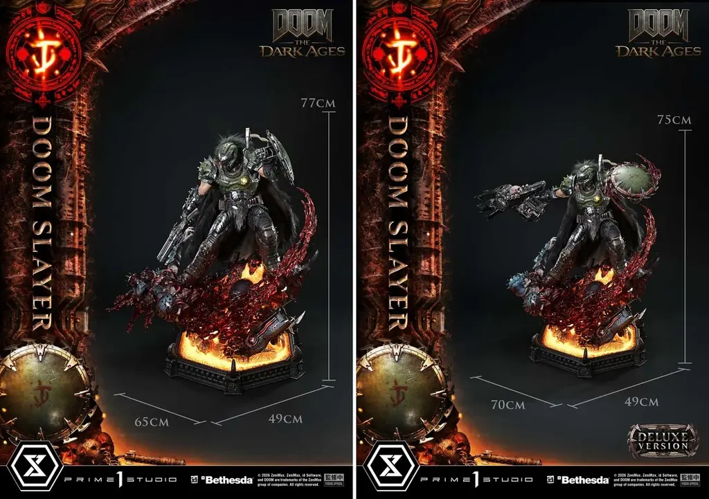 FPS『DOOM: The Dark Ages』より、「ドゥームスレイヤー」「インプ ストーカー」を1/4スケールで立体化 画像 15