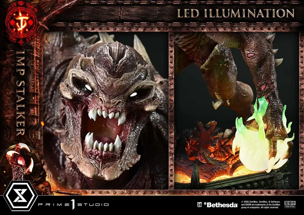 FPS『DOOM: The Dark Ages』より、「ドゥームスレイヤー」「インプ ストーカー」を1/4スケールで立体化 画像 21