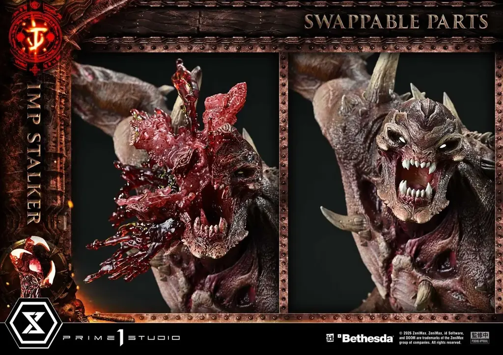 FPS『DOOM: The Dark Ages』より、「ドゥームスレイヤー」「インプ ストーカー」を1/4スケールで立体化 画像 22