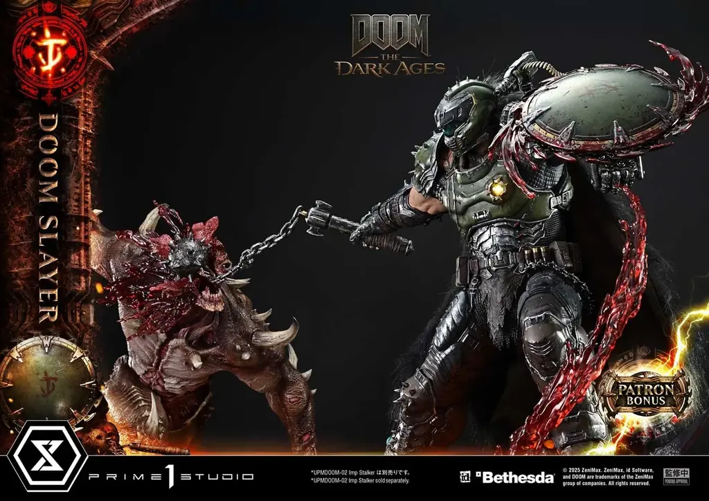 FPS『DOOM: The Dark Ages』より、「ドゥームスレイヤー」「インプ ストーカー」を1/4スケールで立体化 画像 28