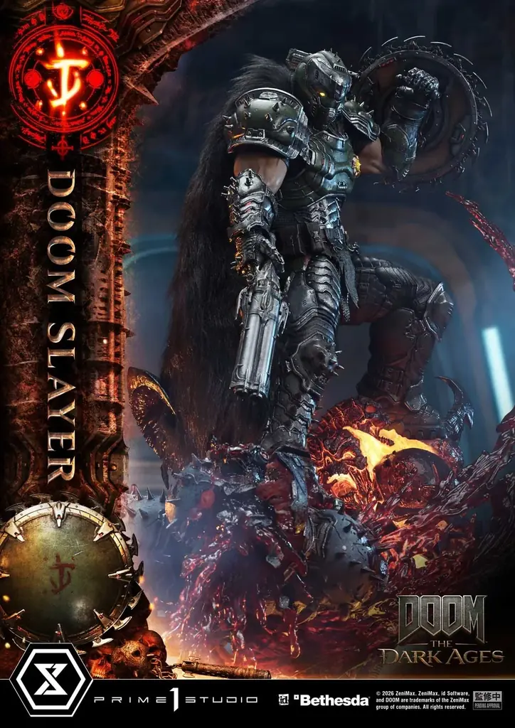 FPS『DOOM: The Dark Ages』より、「ドゥームスレイヤー」「インプ ストーカー」を1/4スケールで立体化 画像 4