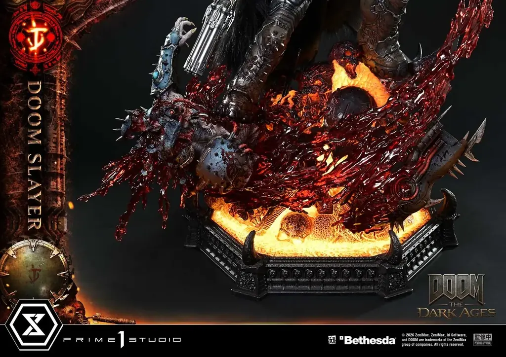 FPS『DOOM: The Dark Ages』より、「ドゥームスレイヤー」「インプ ストーカー」を1/4スケールで立体化 画像 7