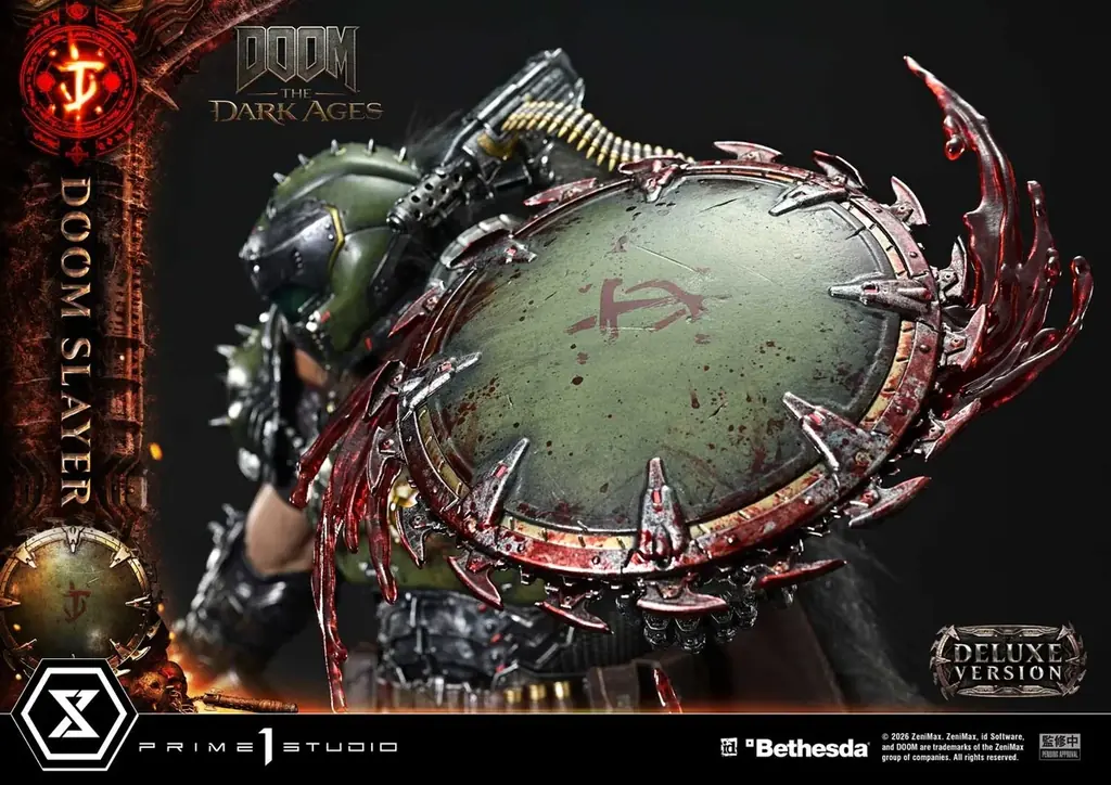 FPS『DOOM: The Dark Ages』より、「ドゥームスレイヤー」「インプ ストーカー」を1/4スケールで立体化 画像 8