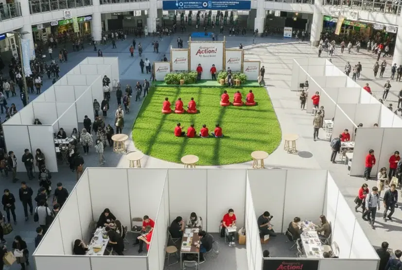 松下進氏が描く 北九州市新ビジョン「Kitakyushu Action!」キービジュアル完成！！ 画像 9