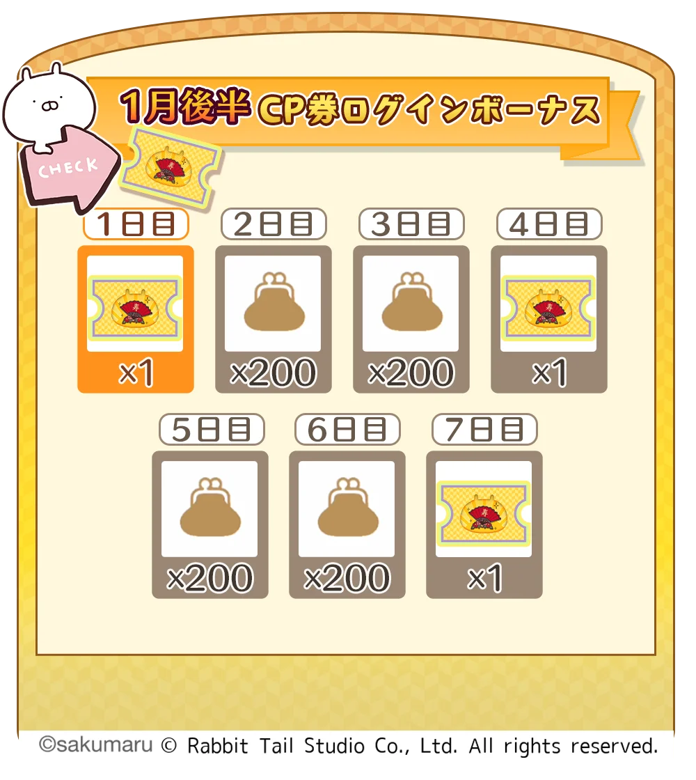 『うさまるキッチン』1月後半限定着せ替えが登場！ 画像 3