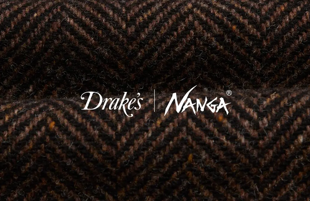 【NANGA】イギリス・ロンドン発のラグジュアリーメンズウェアブランド「Drake’s（ドレイクス）」とのコラボレーションを発表 画像 1
