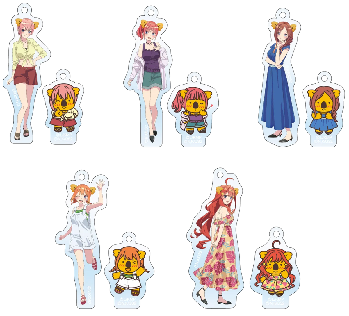 前回は初日で完売した大人気コラボ第二弾が登場！TVスペシャルアニメ『五等分の花嫁＊』×『コアラのマーチ』ロッテオンラインショップ限定グッズ全4種　1月19日(月)正午より期間限定・受注生産で販売 画像 6