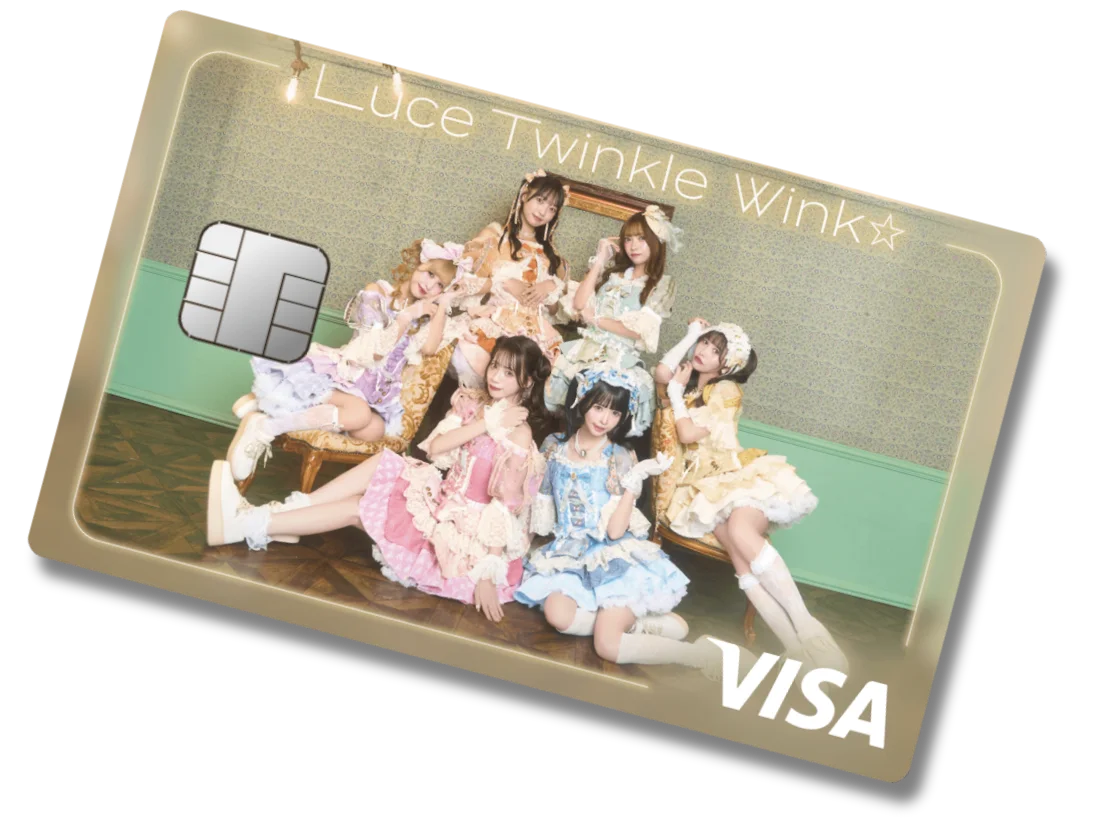 ナッジ、女性アイドルグループ「Luce Twinkle Wink☆」の公式クレジットカードを提供開始 画像 3