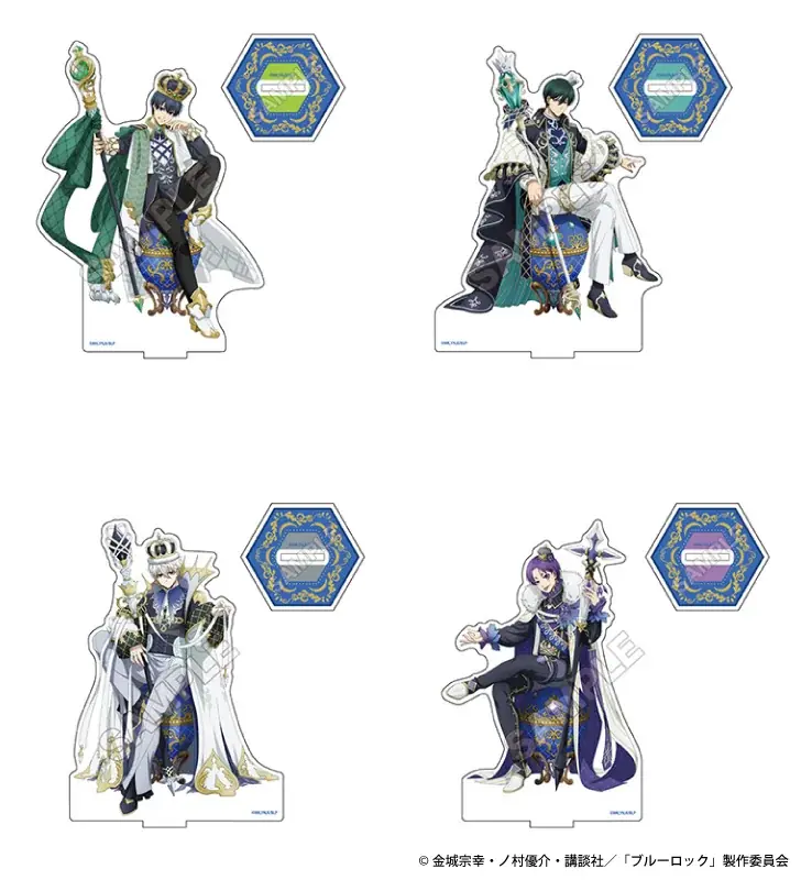 まるで王様!!　TVアニメ『ブルーロック』より、“インペリアルイースターエッグ”がテーマの描き下ろしイラストを使用した新商品がアニメイトで3月27日先行発売！　通販では予約フェアを1月16日から開催♪ 画像 1