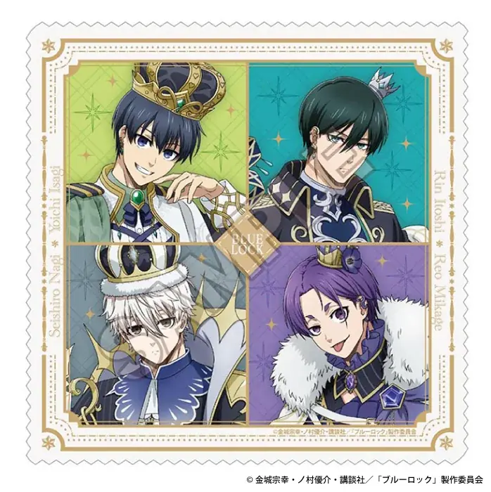 まるで王様!!　TVアニメ『ブルーロック』より、“インペリアルイースターエッグ”がテーマの描き下ろしイラストを使用した新商品がアニメイトで3月27日先行発売！　通販では予約フェアを1月16日から開催♪ 画像 4