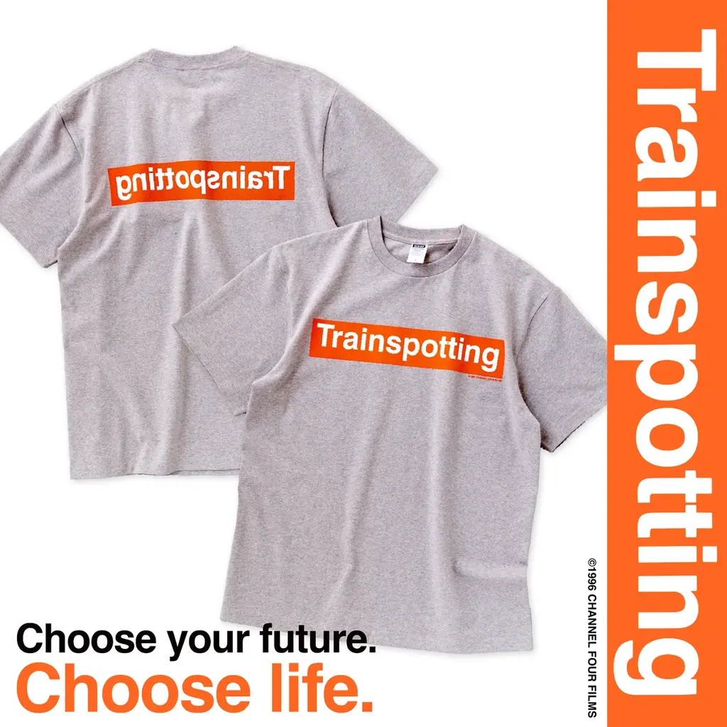 Behind the Scenes、映画『Trainspotting』公開30周年を記念した公式Tシャツを復刻！第一弾モデルをFilmarks Storeと一部劇場にて販売 画像 2
