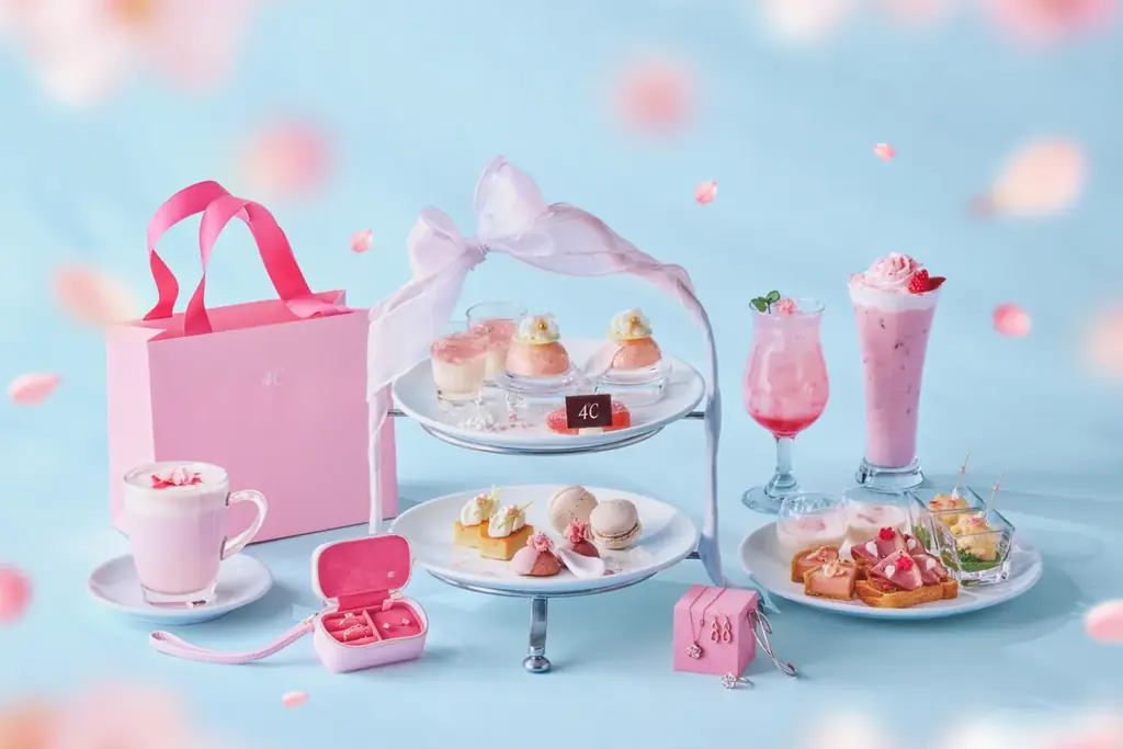 【４℃×アニヴェルセルカフェ】コラボレーションフェア『SAKURA Sweets Collection』開催 画像 4