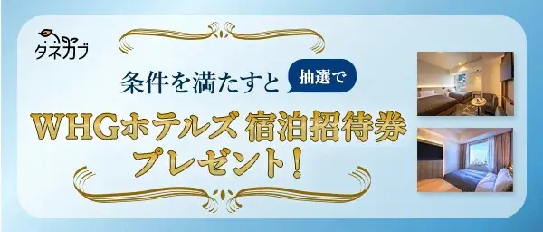 JCBとマネックス証券が提供する『タネカブ』で「ビジネスも！レジャーも！あなただけの快適ステイ」キャンペーンを実施！ 画像 4