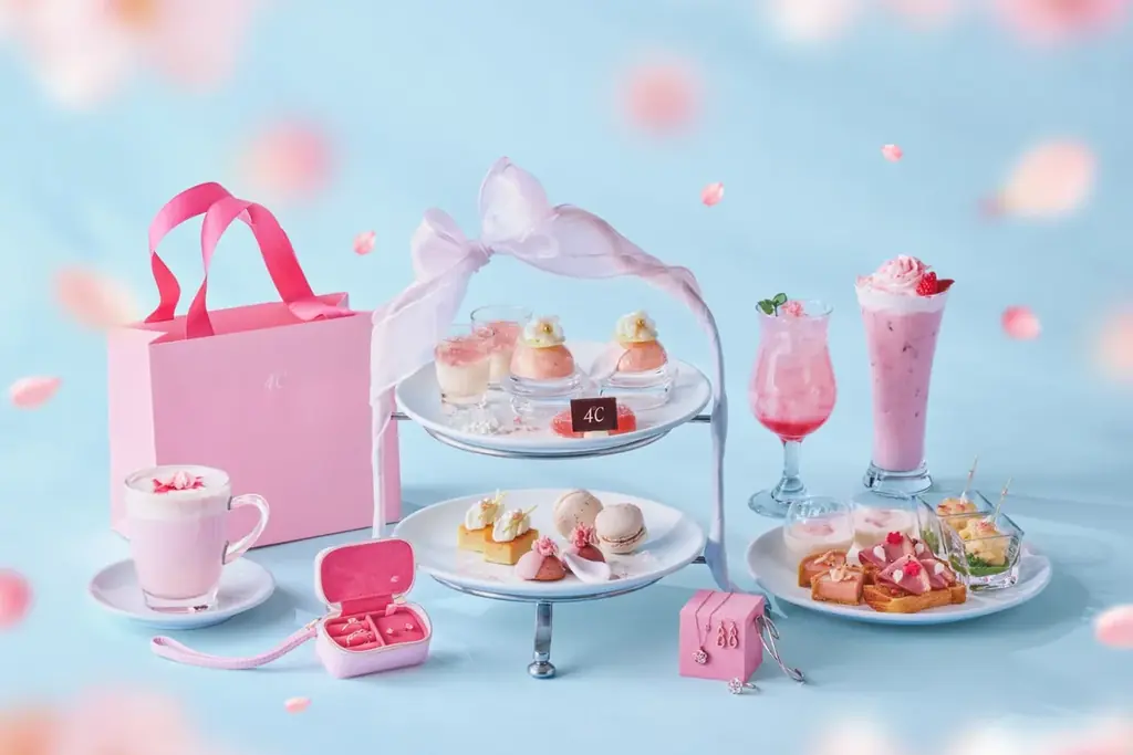 4℃がアニヴェルセルカフェとコラボレーション【SAKURA Collection】着想のアフタヌーンティーほか限定スイーツが楽しめる『SAKURA Sweets Collection』フェア開催 画像 2