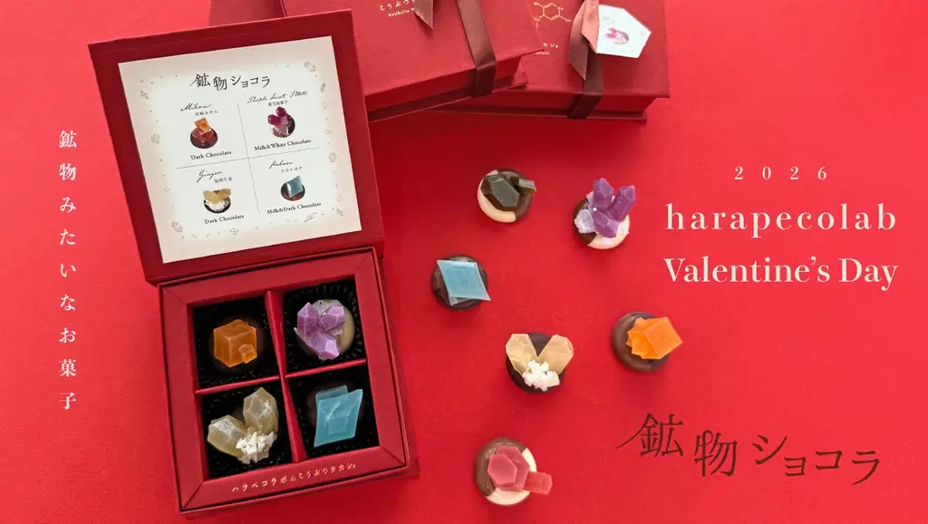 チョコレート×琥珀糖、まるで鉱物のようなチョコレート！ 「鉱物ショコラ」を1月16日から期間限定で販売開始 画像 1