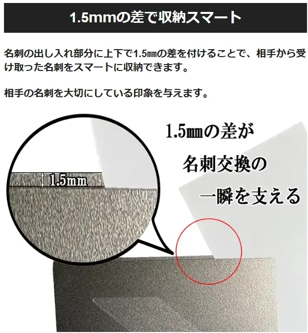 [開始約３０分で目標金額達成][燕三条 チタン製 極薄 名刺入れ] 画像 4