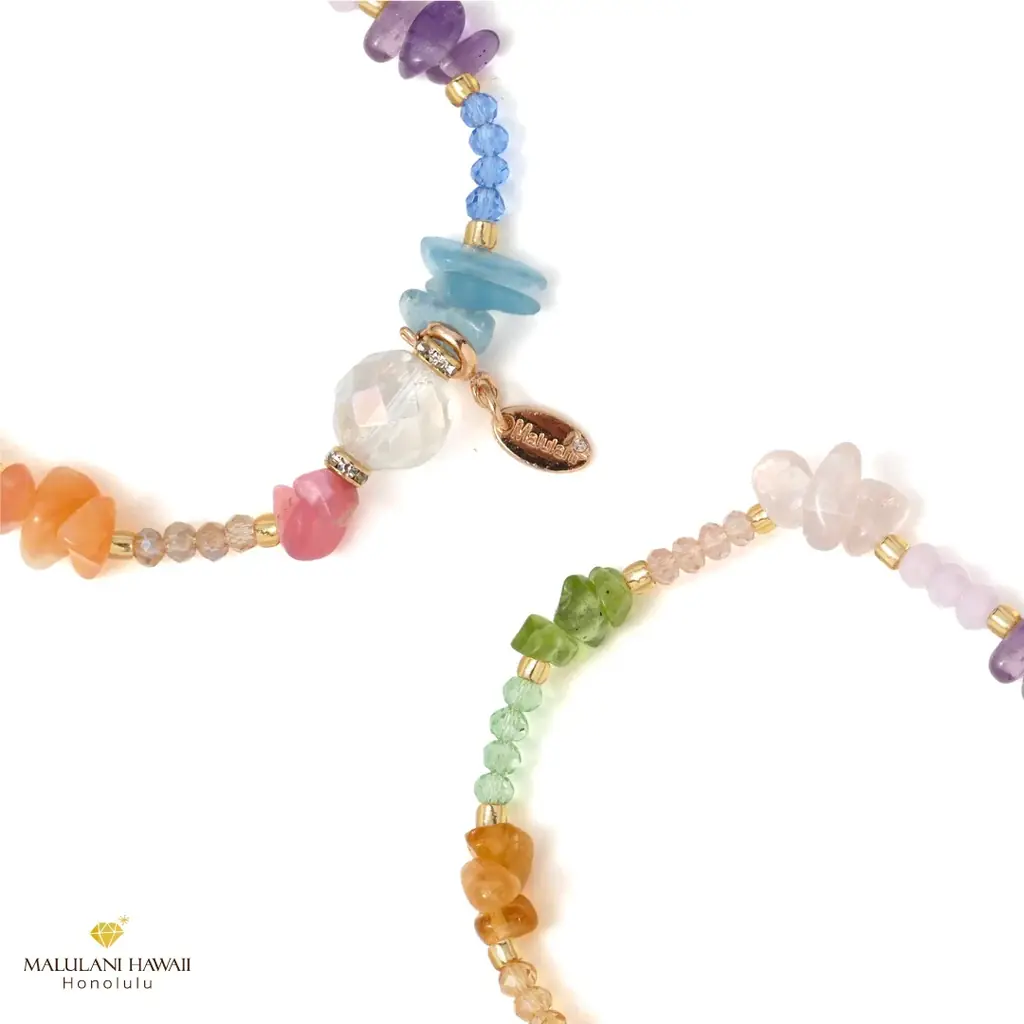 【幸せを呼ぶ虹のお守り】ハワイの虹をイメージしたパワーストーンブレスレット「Mahalo Rainbow」、ハワイ発「マルラニハワイ」より新登場！ 画像 5