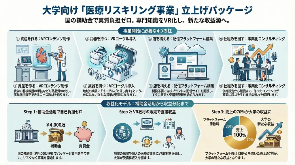 【業界初】大学の「技」をデジタル資産化し、個人へ直販する「医療サブスクリプション」始動。360°VR学習プラットフォーム「JOLLYGOOD+」が月額3,300円の「プロプラン」開始 画像 5