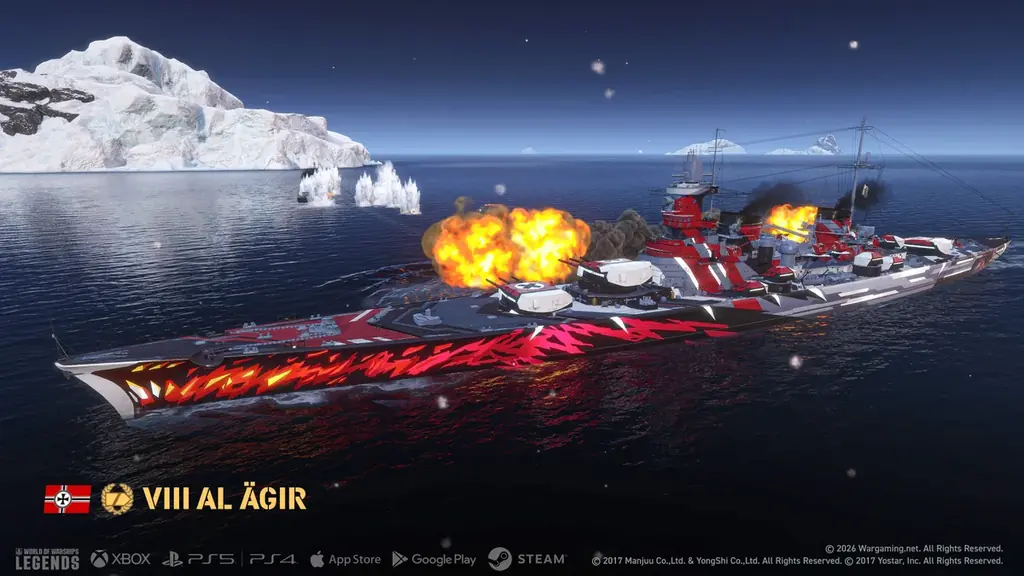 『World of Warships: Legends』×『アズールレーン』コラボ第七波を開催！ 「ヴィットリオ・ヴェネト」「エーギル」など人気のキャラクターが登場 画像 3