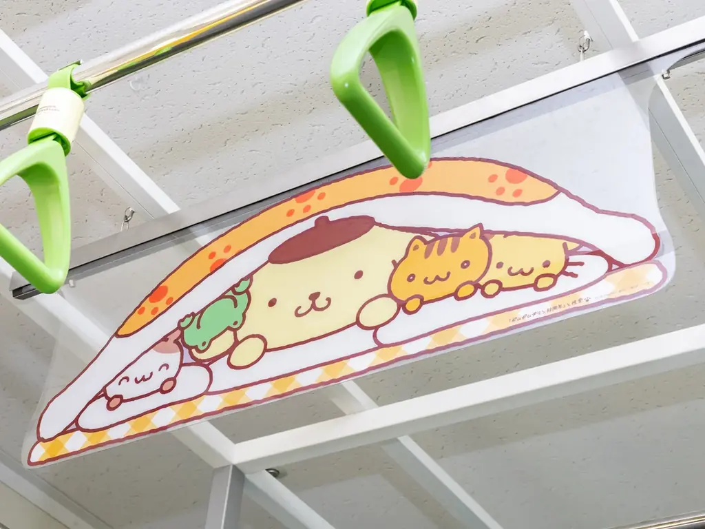 30周年を迎えたポムポムプリンでJR山手線をラッピング！1月17日(土)よりラッピング電車運行中！通勤・通学など日常の移動時間に癒しをお届け！ 画像 5