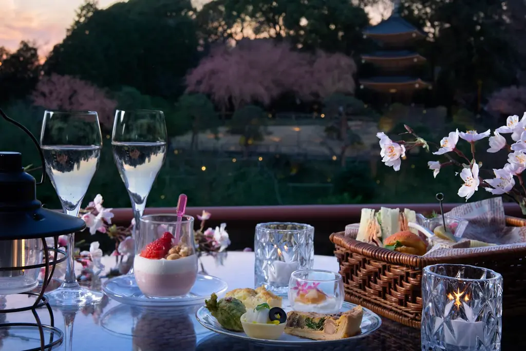 3月2日開始ホテル椿山荘の桜×シャンパンテラス